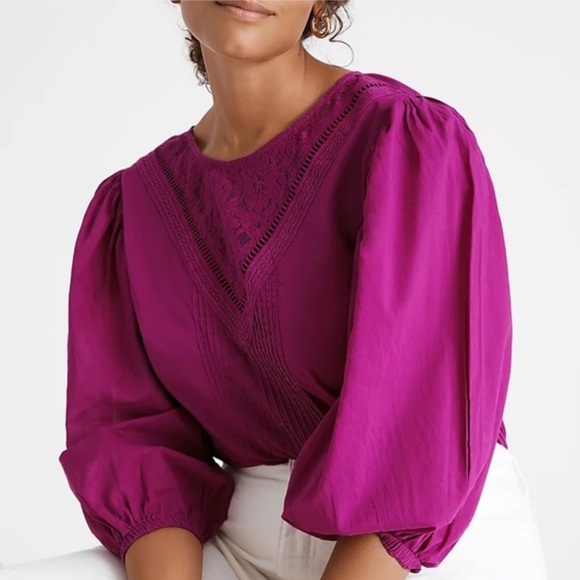 Anthropologie Farm Rio Kelsie Blouse Top Size Small Boho - Picture 1 of 14